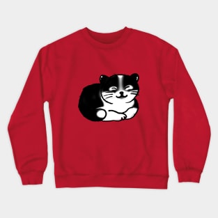 black and white cat Crewneck Sweatshirt